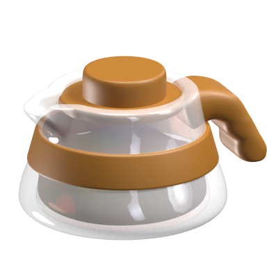 3D Coffee Server Kettle 3D Graphic