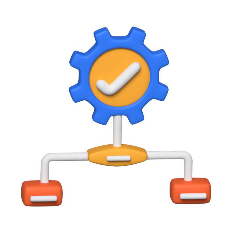 Workflow 3D Animated Icon