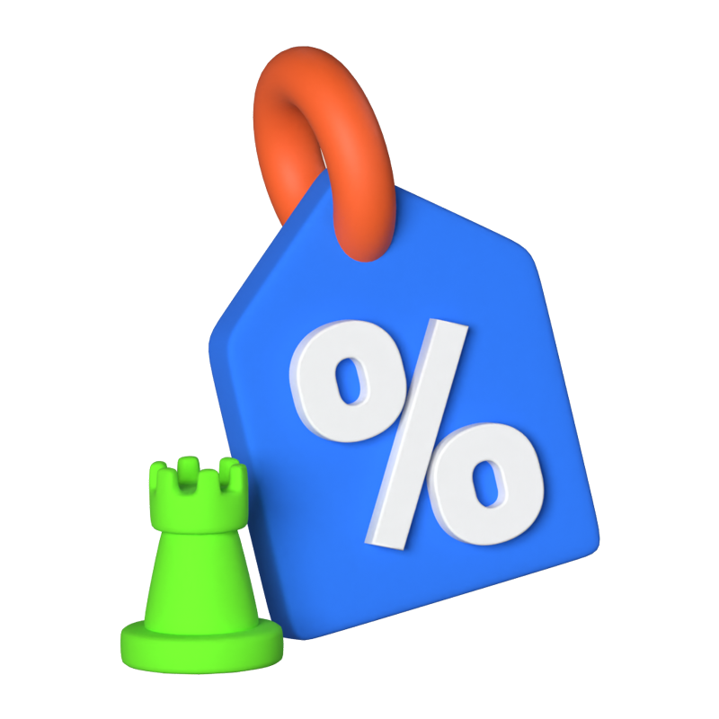 Sales Strategy 3D Animated Icon 3D Graphic