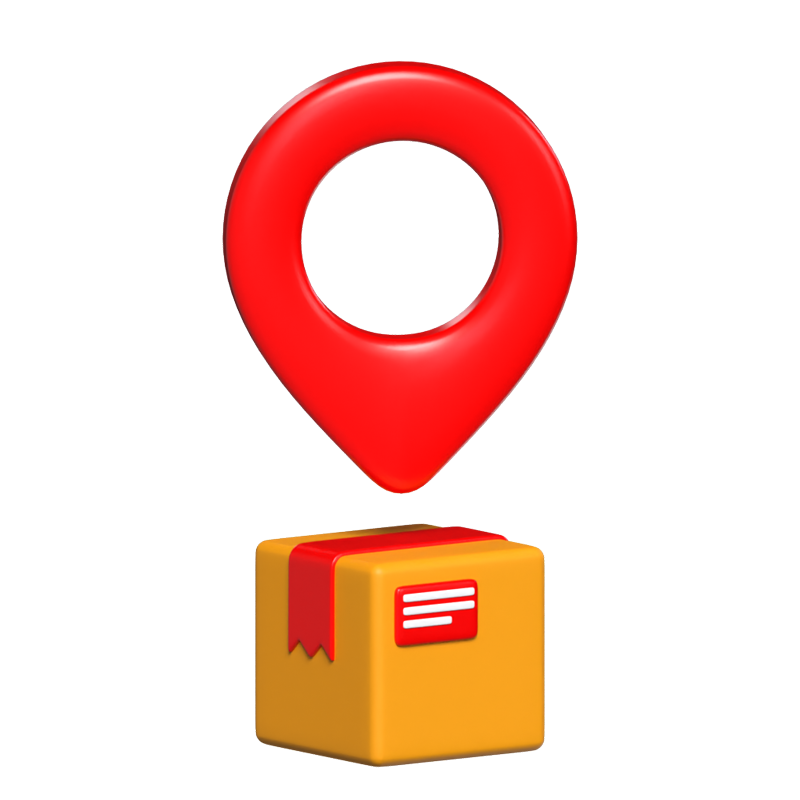 Delivery Location 3D Animation 3D Graphic