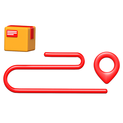 Delivery Tracking 3D Animation 3D Graphic