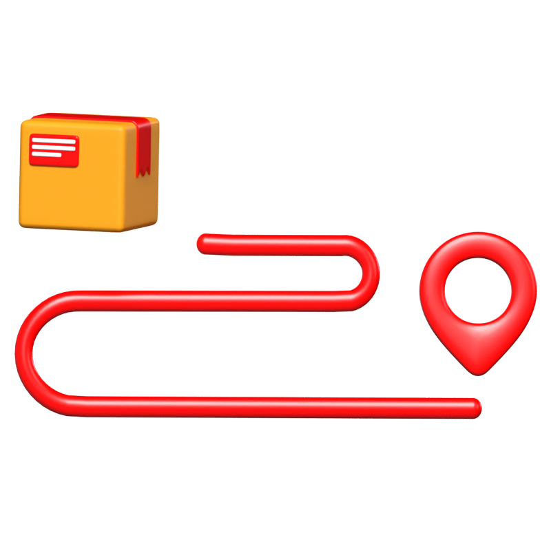 Delivery Tracking 3D Animation 3D Graphic