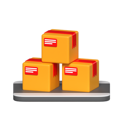Stacked Boxes 3D Animation 3D Graphic