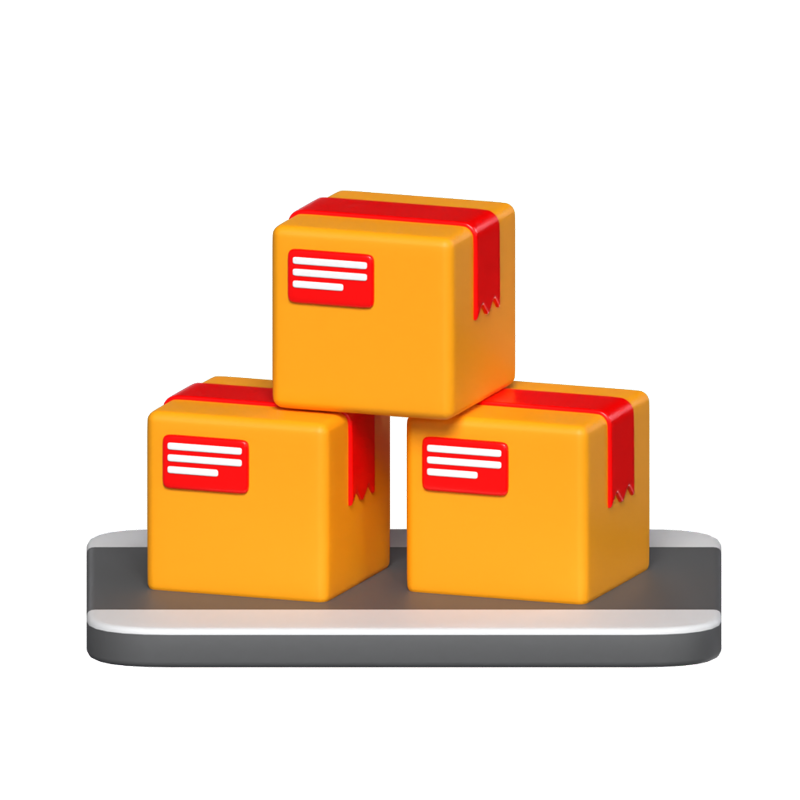 Stacked Boxes 3D Animation 3D Graphic