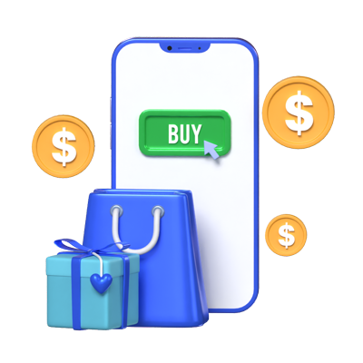 Buy Mobile Shopping 3D Animation 3D Graphic
