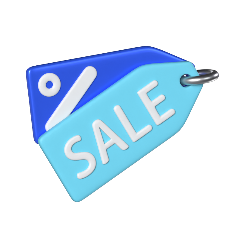 Sale Tag 3D Animation 3D Graphic