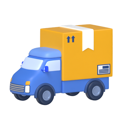 Delivery Package 3D Graphic