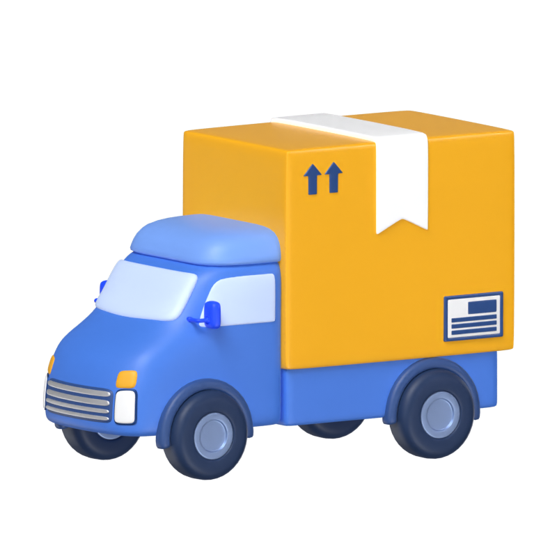 Delivery Package 3D Illustration