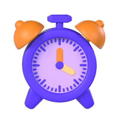 Alarm Clock 3D Model 3D Graphic
