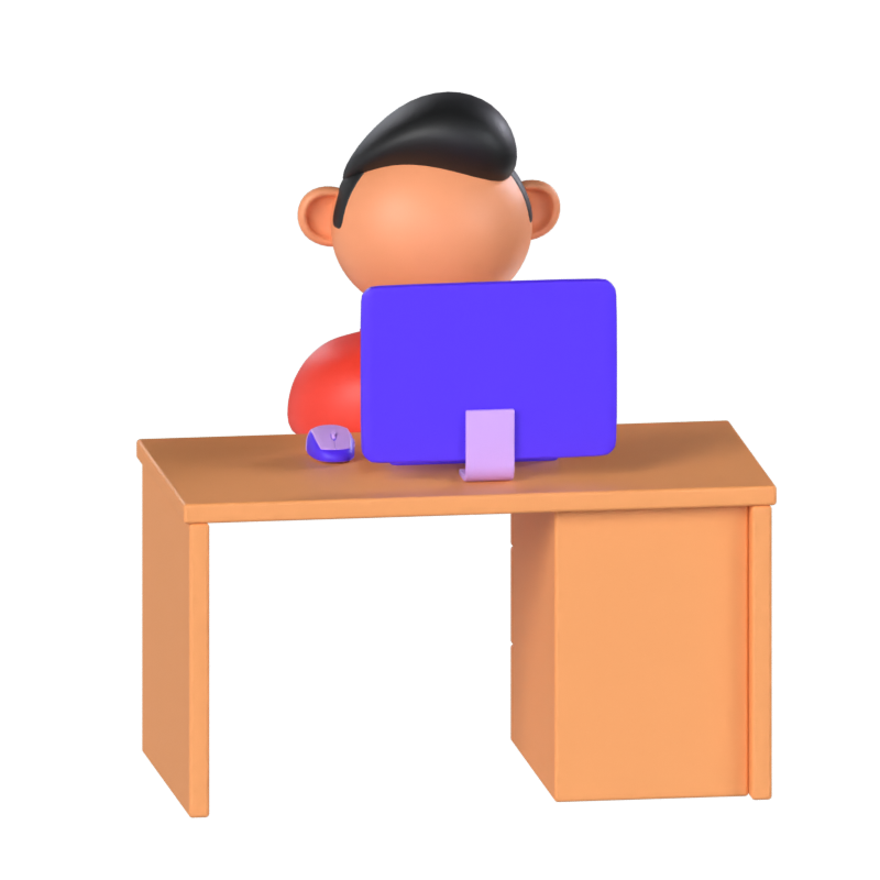 Work At Home 3D Model