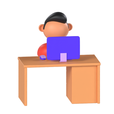 Work At Home 3D Model 3D Graphic