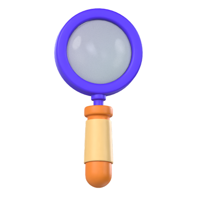 Magnifying Glass 3D Model 3D Graphic