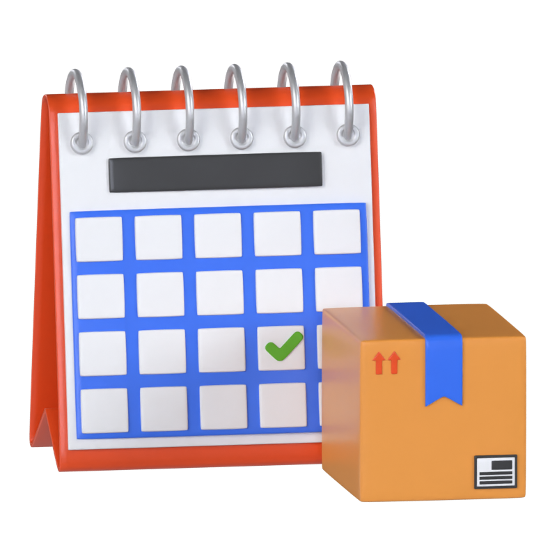 Calendario Modelo 3D