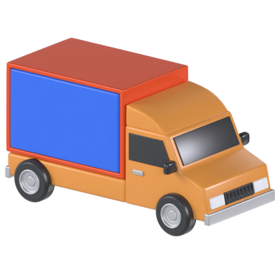 Delivery Van 3D Model 3D Graphic
