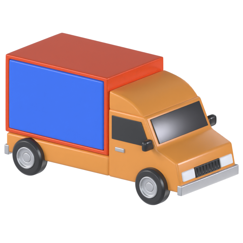 Delivery Van 3D Model 3D Graphic