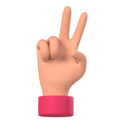 Peace Sign 3D Model 3D Graphic