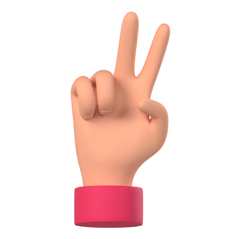 Peace Sign 3D Model 3D Graphic