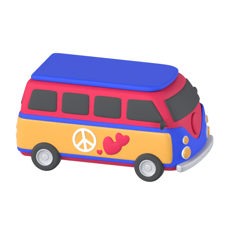 Hippie 3D Model 3D Graphic