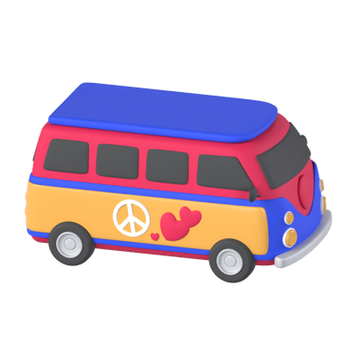 Hippie 3D Model 3D Graphic