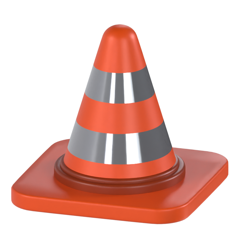 Traffic Cone 3D Model