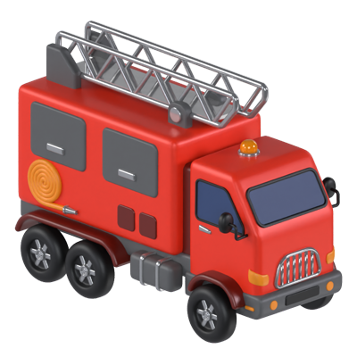 Fire Truck  3D Model 3D Graphic
