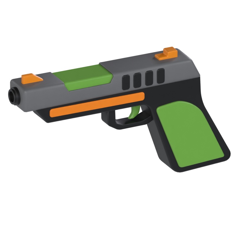 Pistola Modelo 3D