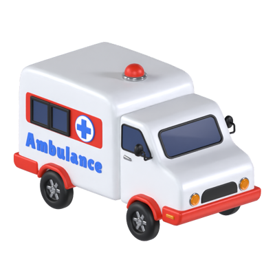 krankenwagen 3d modell 3D Graphic