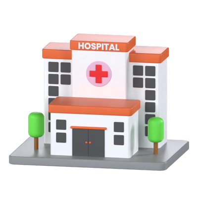 Hospital 3D Model 3D Graphic