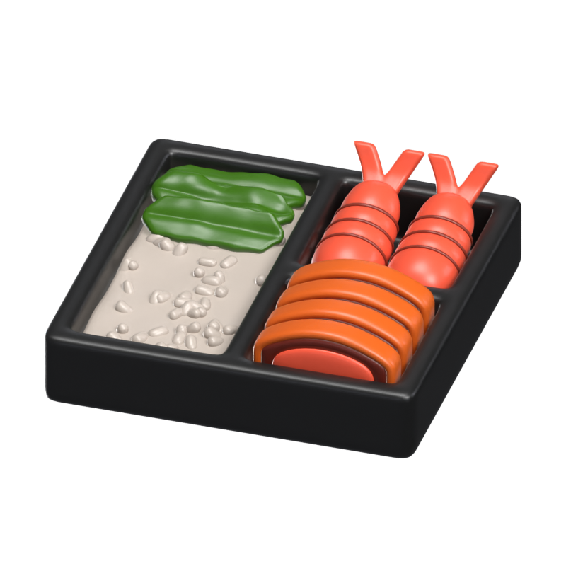 Modelo de icono 3D de Bento