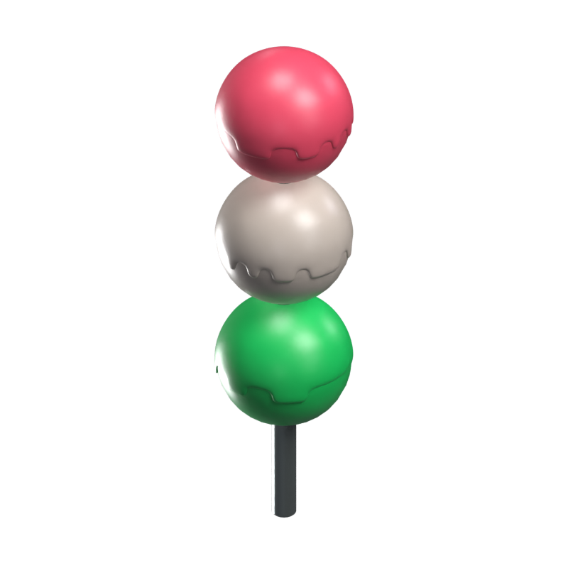 Dango 3D Icon Model 3D Graphic