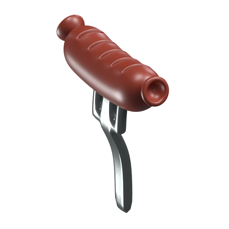 Sausage 3D Icon Model 3D Graphic