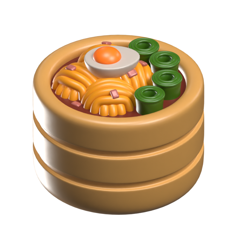 うどん 3Dアイコンモデル 3D Graphic