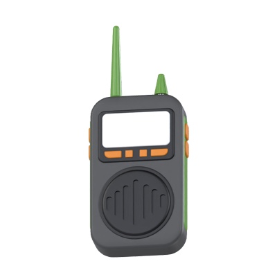 walkie talkie 3d modell 3D Graphic