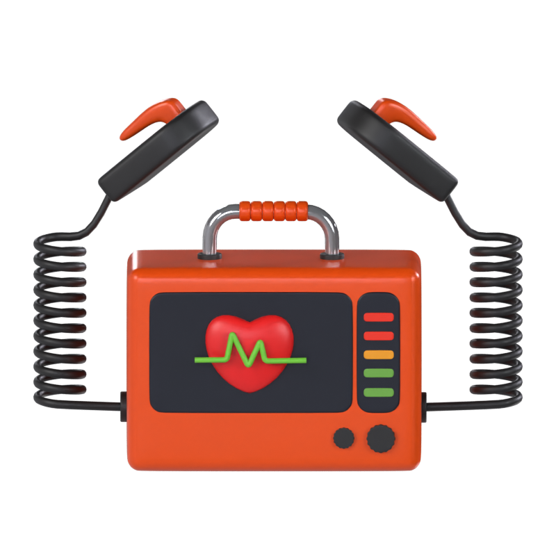 Defibrillator 3D Modell