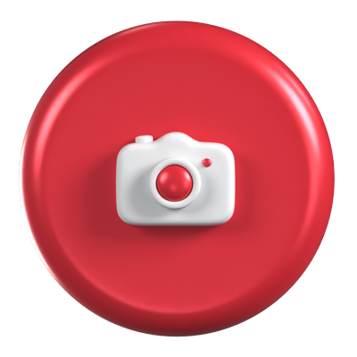 Camera Denied Animation 3D Icon 3D Graphic