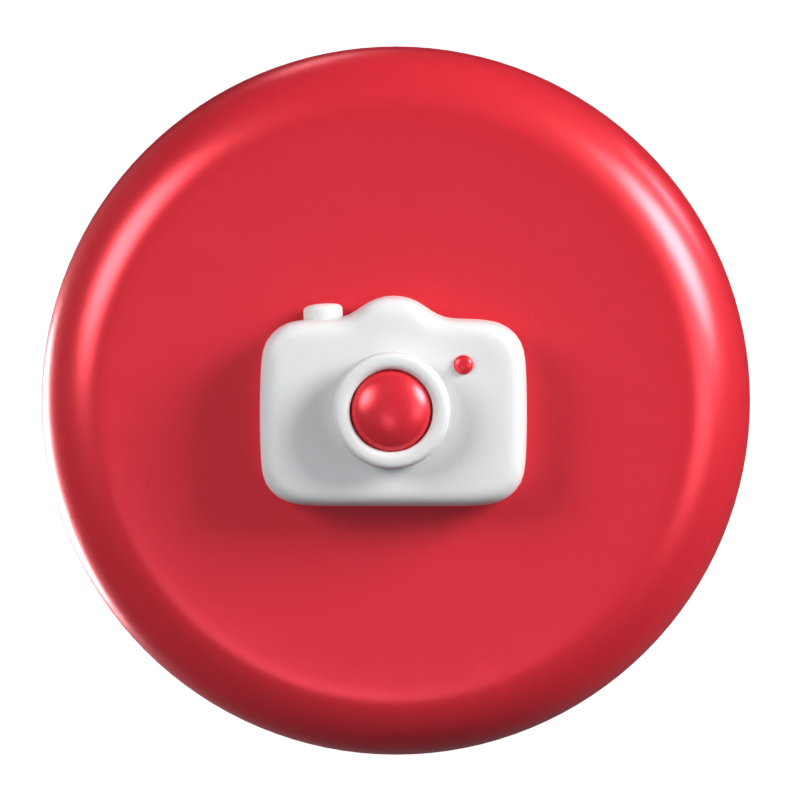 Camera Denied Animation 3D Icon 3D Graphic