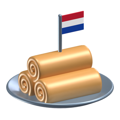 holland food 3d-symbol modell 3D Graphic