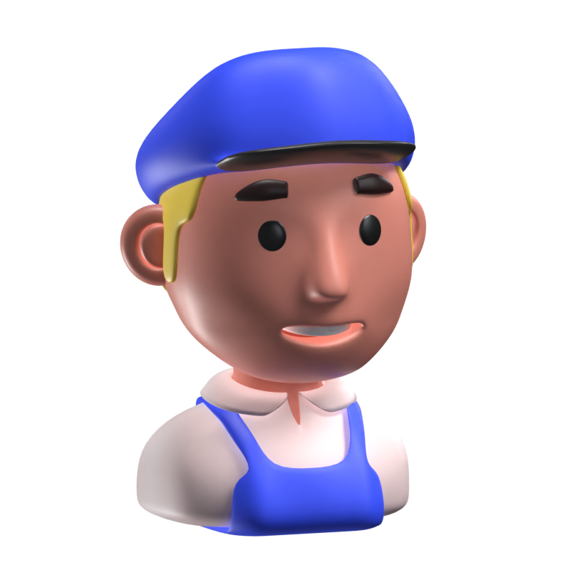 Dutch Boy Icono 3D Modelo