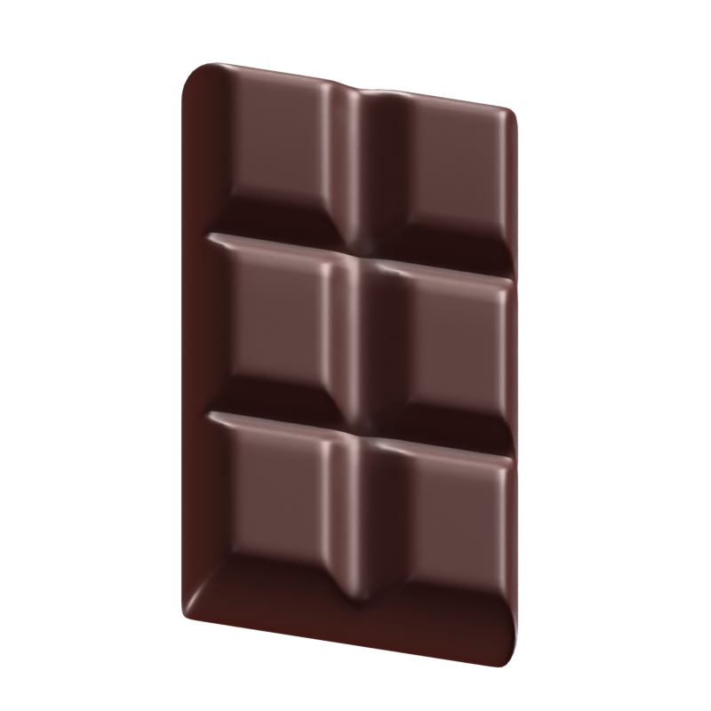 Chocolate 3D Icon Model