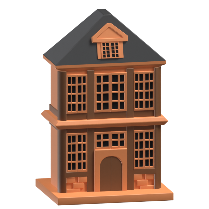 Bibliotheca Thysiana 3D Building Icon Model