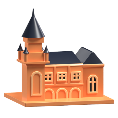 Peace Palace 3D Icon Model 3D Graphic