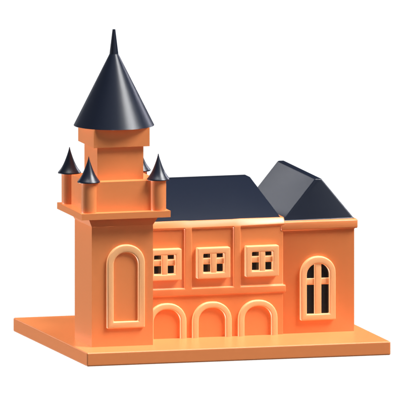 Peace Palace 3D Icon Model