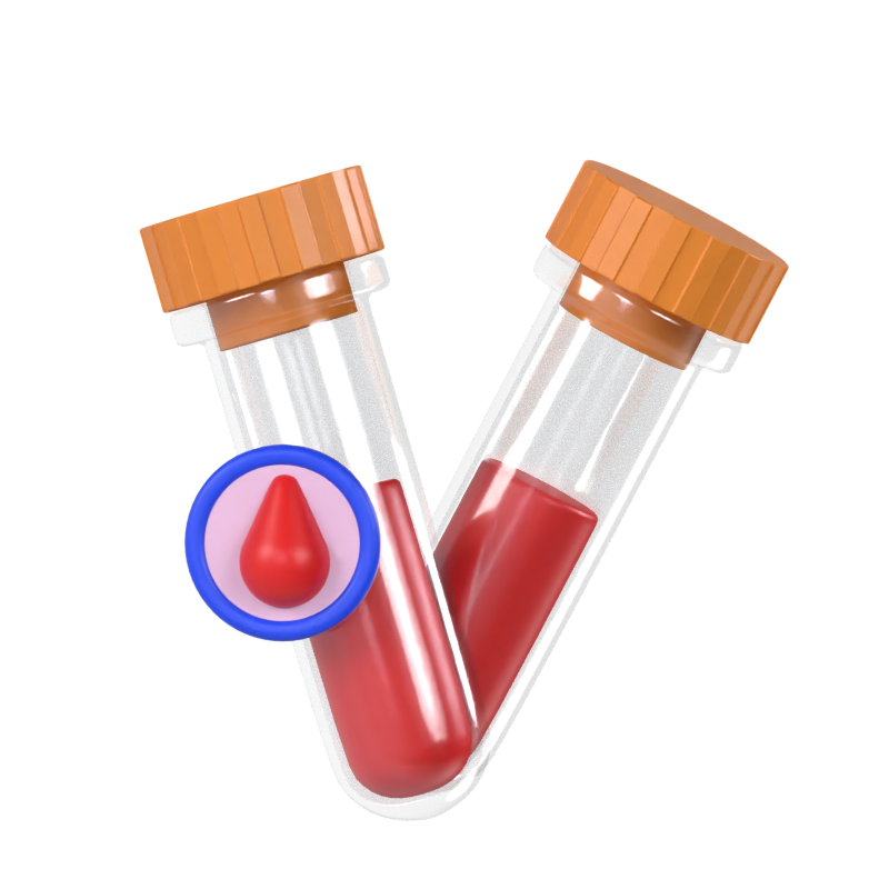 Blood Test 3D Model