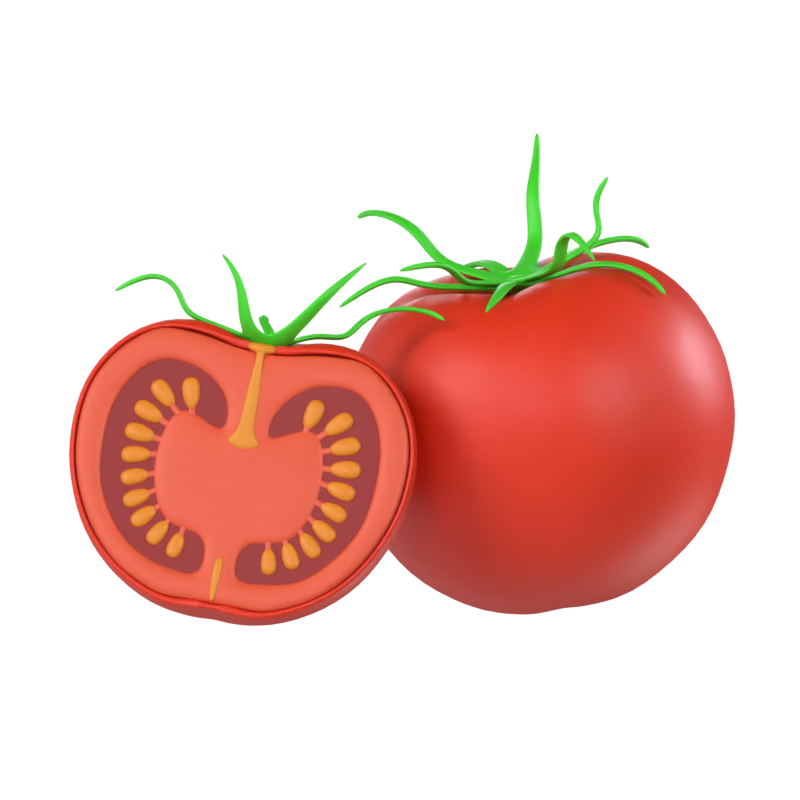 Tomaten 3D Modell