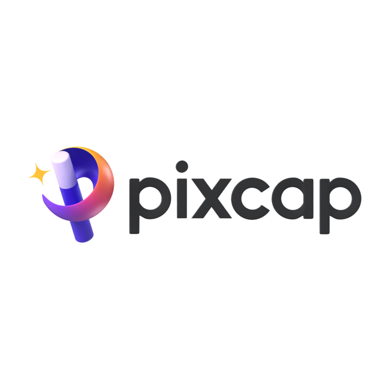 Pixcap Logo 3D Graphic