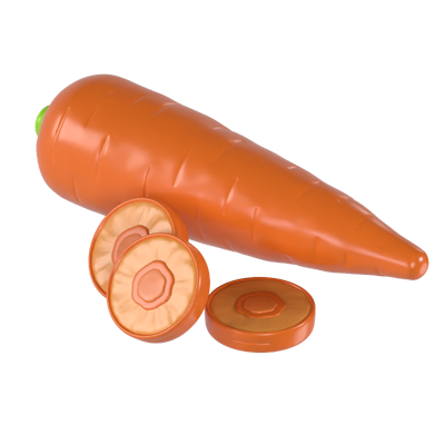 Carrot  3D Model 3D Graphic