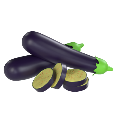 Aubergine 3D Modell 3D Graphic