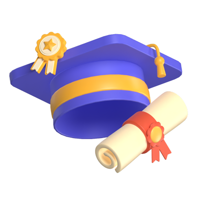 Graduation 3D Graphic