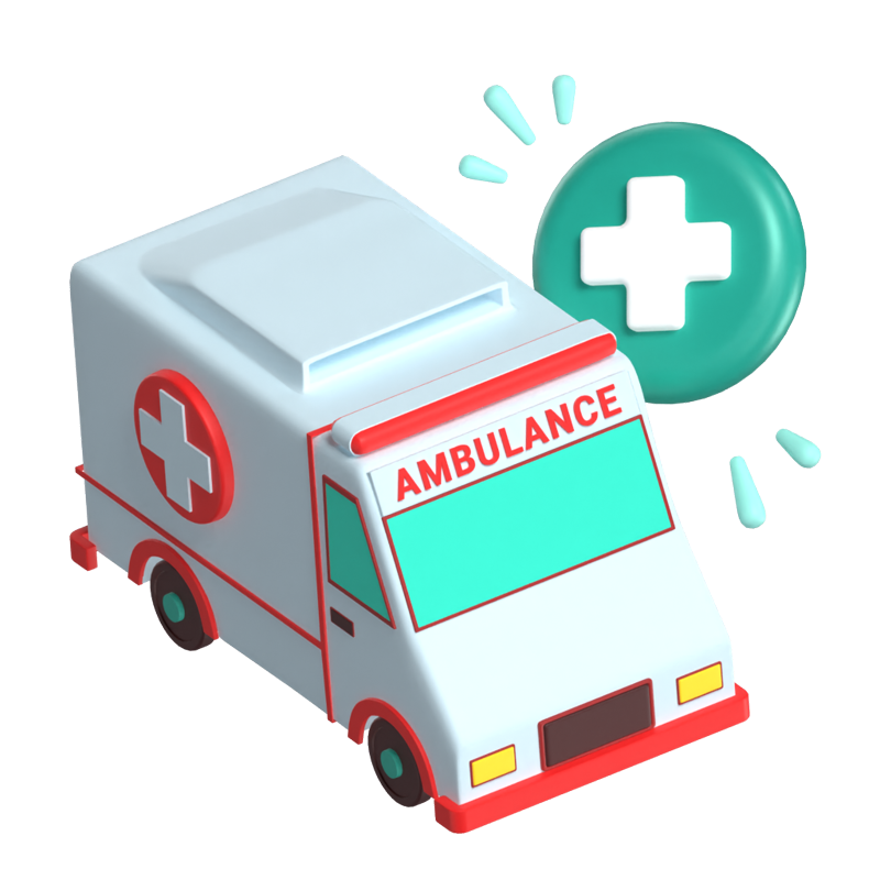 Ambulance 3D Graphic