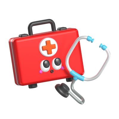 Medical Kit 3D Graphic